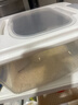 京東物流 米桶防蟲(chóng)防潮密封磁吸式翻蓋家用大容量米面粉儲物桶 12斤磁吸方桶 透明白 曬單實(shí)拍圖