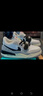AJ312低幫男鞋正品運動(dòng)黑白熊貓板鞋實(shí)戰氣墊aj籃球鞋女生休閑鞋 312白灰藍 38 曬單實(shí)拍圖