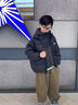 酒笑鴨男童羽絨服冬季2025新款兒童冬裝白鴨絨外套中大童衣羽絨服男孩加 黑色 140 cm 曬單實(shí)拍圖