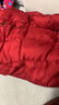 兒童羽絨棉馬甲秋冬新款男童女童加厚保暖背心寶寶外穿坎肩外套潮 酒紅色 120 身高105-115cm/體重30-40斤 曬單實(shí)拍圖