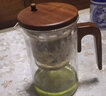憶壺茶 胡桃木飄逸杯茶水分離杯辦公室泡茶壺家用玻璃茶壺 曬單實(shí)拍圖