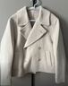 優(yōu)衣庫女裝雙面呢休閑短大衣478581 30 淺米色 M /160/84A 曬單實(shí)拍圖