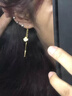 妙聚福四葉草足金包銀耳環(huán)女款時(shí)尚設計輕奢感耳針幸運草小清新耳墜 四葉草耳線(xiàn) 曬單實(shí)拍圖