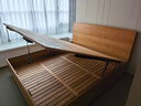 木鄰袋鼠箱體床櫻桃木實(shí)木床雙人床北歐離地箱體床榻榻米床1.8米床 1.8米/雙層櫸木榫卯床板 曬單實(shí)拍圖