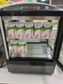 明朗飲料加熱柜商用熱飲柜超市立式臺式保溫箱牛奶蛋撻加熱展示柜 52L黑色 曬單實(shí)拍圖