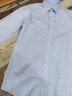 MAGIOPY奢侈高端品牌純棉襯衫男士長(cháng)袖免燙商務(wù)休閑職業(yè)抗皺條紋襯衣 5005 39 (120-135斤) 曬單實(shí)拍圖