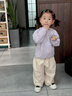 考拉鼻鼻[錐形衛褲·休閑穿搭]兒童秋冬微彈舒適百搭休閑衛褲 曬單實(shí)拍圖