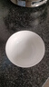 浩雅釉下彩景德鎮陶瓷餐具面碗湯碗大號飯碗簡(jiǎn)約 純白6英寸4個(gè)裝 曬單實(shí)拍圖