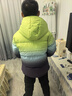 ASK JUNIOR防水兒童羽絨服男童冬裝加厚保暖防風(fēng)連帽親子滑雪服青少年新年裝 曬單實(shí)拍圖