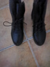 啄木鳥(niǎo)品牌【斷碼處理】新款靴子品牌斷碼處理短靴女真軟皮秋冬新款馬丁 黑色單里【專(zhuān)柜撤倉】 38 240mm 曬單實(shí)拍圖