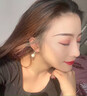 迪后（Dirholl）花朵大顆強光淡水珍珠耳環(huán)女輕奢高級感耳飾生日禮物送女友送媽媽 花朵淡水珍珠耳環(huán)9-10mm【順豐空運/尊享禮盒】 曬單實(shí)拍圖