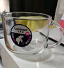 樂(lè )美雅 Luminarc玻璃杯耐熱牛奶杯馬克杯微波爐用早餐杯麥片杯茶杯水杯 羅凱500ml+玻璃蓋 曬單實(shí)拍圖