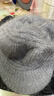 澳美樂(lè )活中老年帽子女冬季老人保暖奶奶帽秋冬天媽媽帽子老太太加絨毛線(xiàn)帽 南瓜帽  灰色 有彈力 曬單實(shí)拍圖