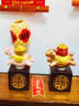 冠珺號招財馬上有錢(qián)擺件辦公室桌面裝飾品馬年吉祥物馬年伴手禮新年禮物 馬上發(fā)財三件套【小號】可手動(dòng)旋轉 曬單實(shí)拍圖