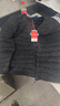 鴨鴨（YAYA）輕薄羽絨服男士2025冬季新款時(shí)尚修身百搭保暖壓膠內穿外套內膽 黑色 3XL 曬單實(shí)拍圖