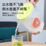 茶花（CHAHUA） 冷水壺塑料家用涼水壺果汁壺大容量杯子耐熱耐高溫涼水杯茶壺 【綠色+白色】 2200ml 曬單實(shí)拍圖