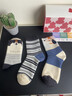 貝比男童襪子秋冬純棉a類(lèi)兒童襪子加厚中筒襪大童男孩學(xué)生冬季全棉襪 斯文小狗 加厚毛圈【禮盒裝】 3雙 4-6歲 腳長(cháng)16-18cm（ 鞋碼25-27） 曬單實(shí)拍圖