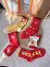 貝比兒童襪子紅色新年襪2026馬年本命年秋冬季加厚無(wú)骨男女童紅襪子 大吉大利 厚棉新年款【禮盒裝】 5雙 10-12歲 適合腳長(cháng)20-22cm（鞋碼33-38） 曬單實(shí)拍圖