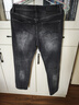 卡賓（CABBEEN）【彈力修身】卡賓小腳薄款牛仔褲男士夏季水洗復古休閑百搭長(cháng)褲子 煤黑色01 M /170/76A/29 曬單實(shí)拍圖