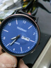特雷格（TIGERAO）全自動(dòng)機芯表防水夜光手表學(xué)生帥氣雙日歷全自動(dòng)手表腕表時(shí)尚手表 069黑網(wǎng)帶藍底 曬單實(shí)拍圖