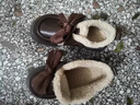 左別小皮鞋女童公主鞋軟底皮鞋2025秋冬韓版英倫風(fēng)小學(xué)生演出童鞋休閑 YBH-9320(加絨)棕色 24 鞋內長(cháng)15CM 曬單實(shí)拍圖