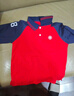 ASK JUNIOR男童長(cháng)袖t恤2026春兒童POLO衫打底衫中大童體恤上衣 紅基色 170 曬單實(shí)拍圖