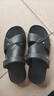 回力涼鞋男沙灘鞋防水滑耐磨踩屎感室內外兩穿涼拖鞋HL0511黑色44碼 曬單實(shí)拍圖
