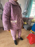 卡馳慕寧德國三層夾棉睡衣女秋冬款珊瑚絨加絨加厚中老年家居服套裝冬季 面若桃花[三層夾棉] 均碼 3XL[建議160-180斤] 曬單實(shí)拍圖