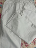 白色直筒工裝褲男2025亞麻寬松純棉闊腿褲子秋冬加絨潮牌休閑褲男 米白色 2201 L 建議 131-150斤 曬單實(shí)拍圖