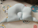 貝肽斯定型枕頭嬰兒防驚跳安撫枕頭0-1歲定型枕睡覺(jué)喂奶神器 藍色天使款【抗菌棉】【47*37cm】 曬單實(shí)拍圖