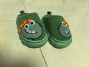 豬爸爸兒童拖棉鞋秋冬季室內男童親子女童可愛(ài)家居保暖寶寶棉拖綠色180 曬單實(shí)拍圖
