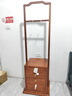 古尚古緬甸花梨木衣帽架床頭柜一體收納實(shí)木衣架掛衣架室內家居衣帽架帶抽衣架 提籃衣帽架 長(cháng)52寬46高168 曬單實(shí)拍圖