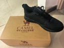 駱駝（CAMEL）男鞋戶(hù)外防潑水輕量緩震慢跑步運動(dòng)鞋子  A13230L4855 黑色 43 曬單實(shí)拍圖