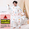 禾聲中大童分腿睡袋拉鏈包腳套1-3-6-12歲春秋冬季兒童分體式防踢被子 萌小兔【秋冬加厚 拉鏈腳套】 S碼【身高70-110cm可選】 曬單實(shí)拍圖