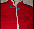 巴拉巴拉寶寶棉服外套2025新款保暖男女童拜年服外出新年兒童紅色加絨上衣 紅色調00366 100 曬單實(shí)拍圖