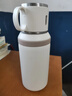 【年終特惠】】2025新款高顏值帶杯蓋保溫杯簡(jiǎn)約高顏值便攜水杯 白色600ml 曬單實(shí)拍圖