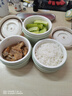 蘇泊爾（SUPOR）飯盒陶瓷內膽便當盒可微波爐加熱上班族學(xué)生便攜餐盒三件套 曬單實(shí)拍圖