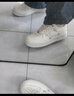 耐克空軍一號女子平底運動(dòng)鞋春季膠底NIKE AIR FORCE 1 FV3654 111帆白/帆白/帆白/金屬色 37.5 曬單實(shí)拍圖