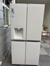 LG506升十字四門(mén)自動(dòng)制冰機冰箱風(fēng)冷無(wú)霜智能電腦控溫節能凈味保鮮變溫變頻壓縮機超薄 F544MEH62D 【新品冰趣制冰系列】F544MEH62D精華白 曬單實(shí)拍圖