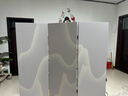 現代簡(jiǎn)約折疊屏風(fēng)隔斷客廳房間飯店直播間茶室雙面折屏可移動(dòng)屏風(fēng) K1款 3扇120X180cm防水防透 曬單實(shí)拍圖