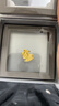 周大福馬年生肖系列 餅干獨角馬足金黃金吊墜(工費160)約1.7g EOF1737 曬單實(shí)拍圖