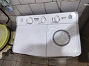 志高洗衣機半自動(dòng)雙桶雙缸宿舍出租房家用波輪洗衣機節能洗脫一體 13.5公斤【洗8KG+脫5.5KG】藍光風(fēng)干 曬單實(shí)拍圖