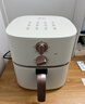 美的（Midea）空氣炸鍋免翻面雙旋鈕家用大容量5.3L多功能空氣炸鍋蒸烤一體熱風(fēng)循環(huán)金屬內腔 MF-KZE535J5 曬單實(shí)拍圖