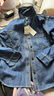 啄木鳥(niǎo)加絨牛仔襯衫女秋冬季2026新款爆小個(gè)子內搭疊穿加厚牛仔襯衫外套 藍色(加絨) M 【建議100-115斤】 曬單實(shí)拍圖