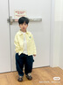 巴拉巴拉童裝兒童格子襯衫男女童2026新款春裝上衣清新格紋可愛(ài)寶寶衣服 黃藍格00433 110 曬單實(shí)拍圖
