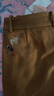 漁牌女裝女褲秋冬款2023新款休閑九分長(cháng)褲文藝百搭FGFD6215 卡其 M 曬單實(shí)拍圖