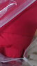 ASK JUNIOR【90絨】女童羽絨服2025冬裝連帽中長(cháng)新年裝外套 酒紅色 140 曬單實(shí)拍圖