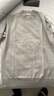 威可多（VICUTU）男士潮流長(cháng)袖針織衫可機洗羊毛半高領(lǐng)打底衫 淺灰 L 曬單實(shí)拍圖