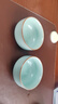 尚言坊 陶瓷品茗杯功夫茶具大茶杯 茶盞個(gè)人杯主人單杯仿哥窯小杯子 天青汝窯-品茗茶杯 曬單實(shí)拍圖