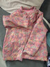 皮爾卡丹（pierre cardin）中國風(fēng)小碎花夾棉保暖棉襖大碼女裝雙口袋盤(pán)扣立領(lǐng)休閑棉服外套冬 粉花朵 XL 【130-150斤】 曬單實(shí)拍圖